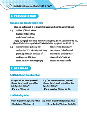 global success - bài tập bổ trợ và nâng cao tiếng anh lớp 5 - tập 1 (có đáp án) - Ảnh 5