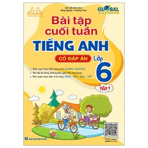 global success - bài tập cuối tuần tiếng anh 6 - tập 1 (có đáp án)