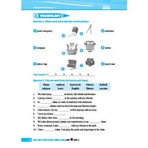 global success - bài tập cuối tuần tiếng anh 6 - tập 1 (có đáp án) - Ảnh 5