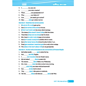 global success - bài tập cuối tuần tiếng anh 6 - tập 1 (có đáp án) - Ảnh 8