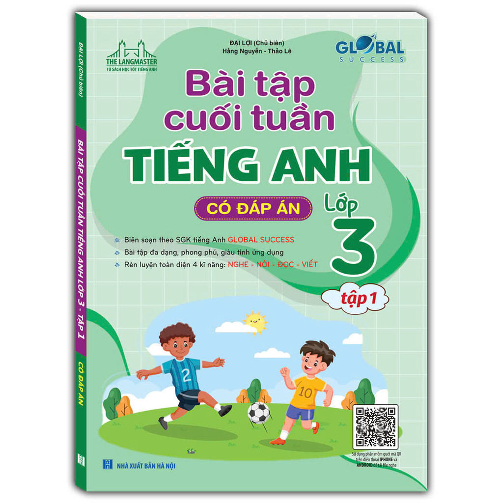 global success - bài tập cuối tuần tiếng anh lớp 3 - tập 1 (có đáp án) - Ảnh 2