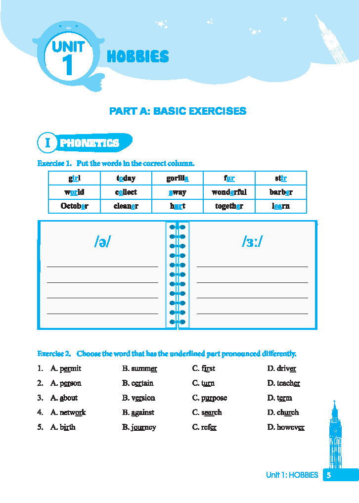 Global Success - Bài Tập Cuối Tuần Tiếng Anh Lớp 7 - Tập 1 (Có Đáp Án) - Ảnh 4