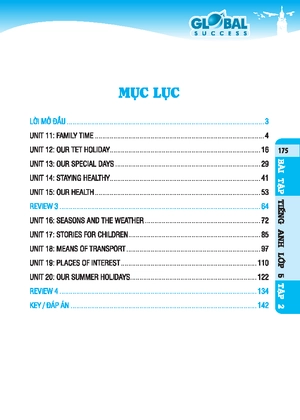 global success - bài tập tiếng anh 5 - tập 2 - có đáp án - Ảnh 3