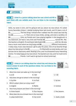 global success - bài tập tiếng anh 6 - tập 1 (có đáp án) - Ảnh 5