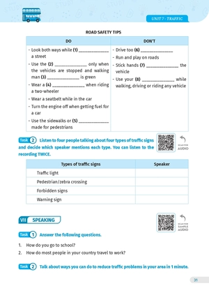 global success - bài tập tiếng anh 7 - tập 2 (có đáp án) - Ảnh 7