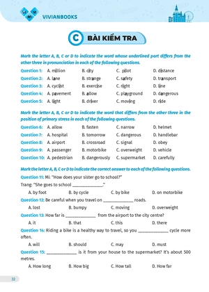 global success - bài tập tiếng anh 7 - tập 2 (có đáp án) - Ảnh 8