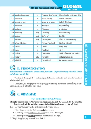 global success - bài tập tiếng anh lớp 11 - tập 2 (có đáp án) - Ảnh 8