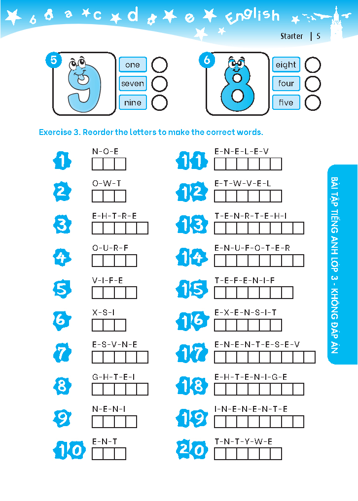 global success - bài tập tiếng anh lớp 3 (không đáp án) - Ảnh 5