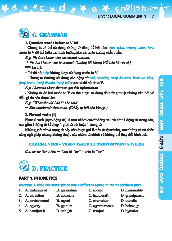 Global Success - Bài Tập Tiếng Anh Lớp 9 - Không Đáp Án - Ảnh 7
