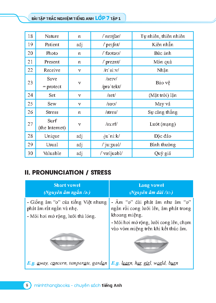 global success - bài tập trắc nghiệm tiếng anh lớp 7 - tập 1 (có đáp án) - Ảnh 5