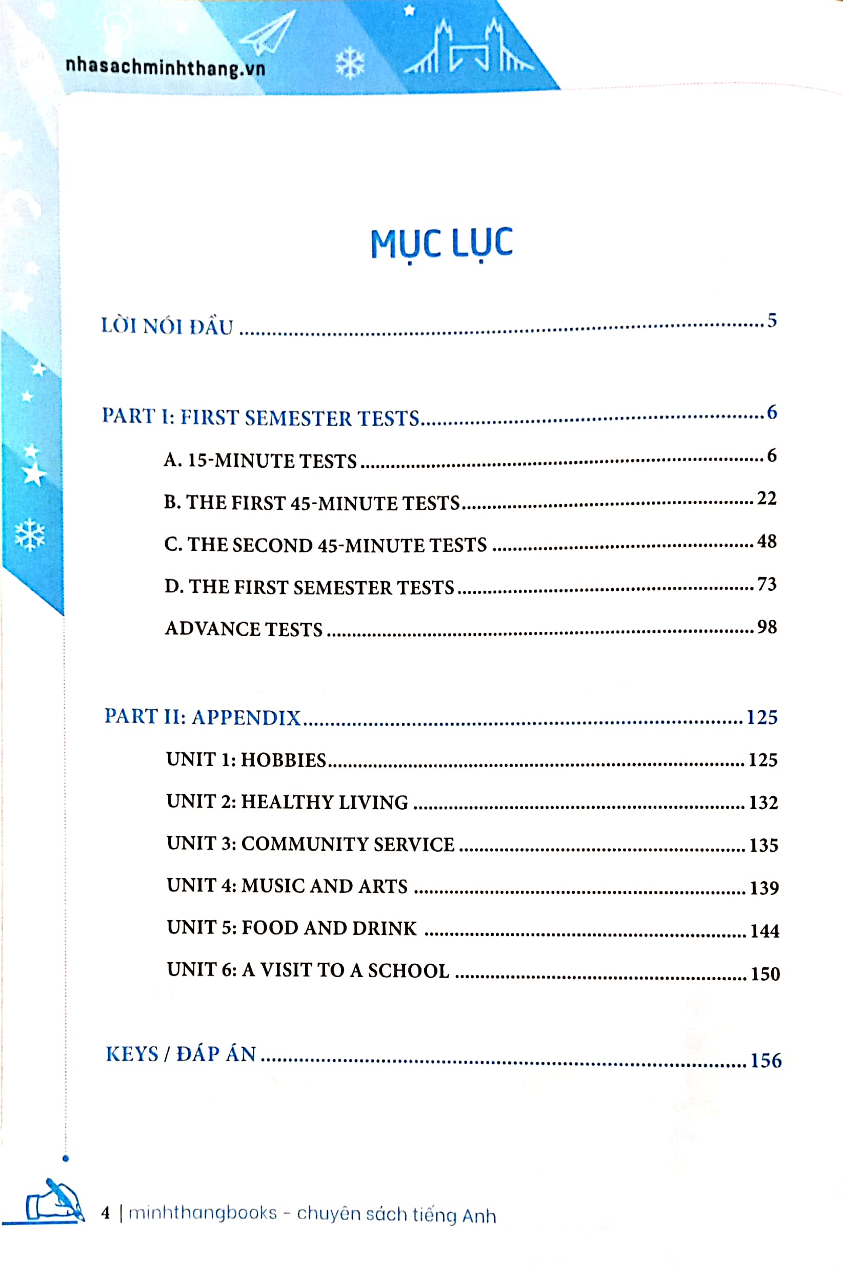 global success - bộ đề kiểm tra tiếng anh lớp 7 - tập 1 (có đáp án) - Ảnh 3