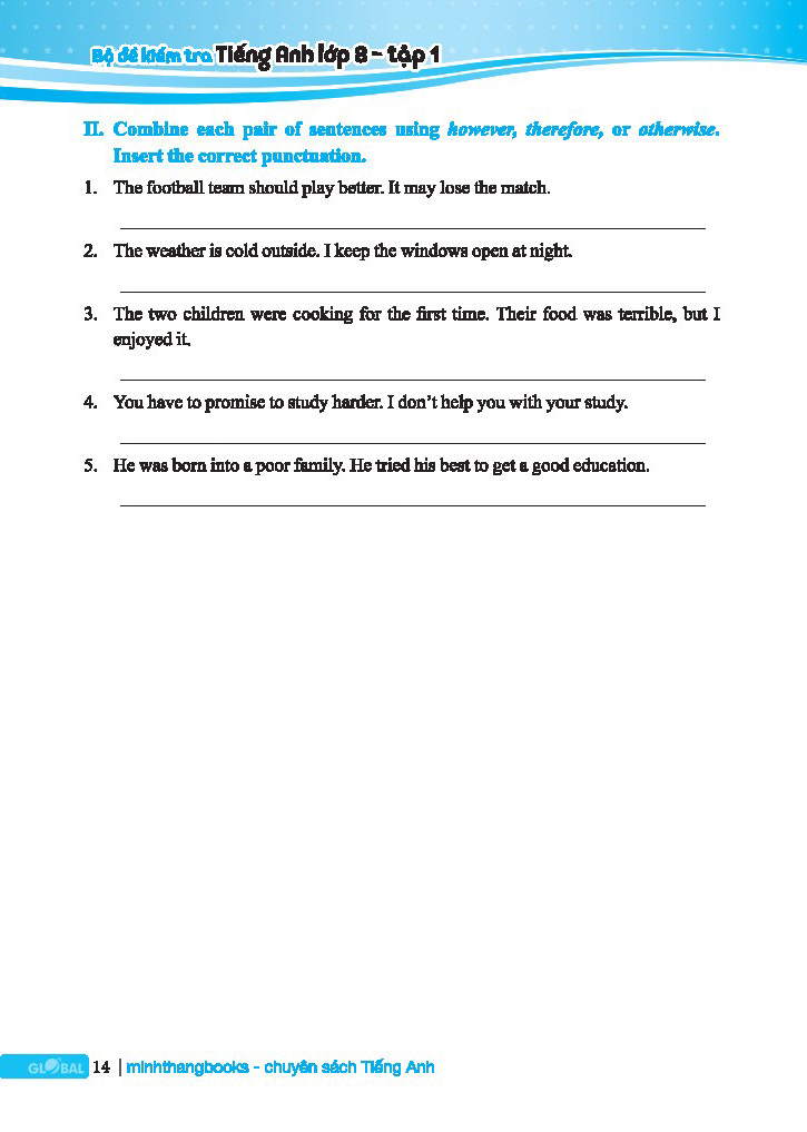 global success - bộ đề kiểm tra tiếng anh lớp 8 - tập 1 (có đáp án) - Ảnh 9