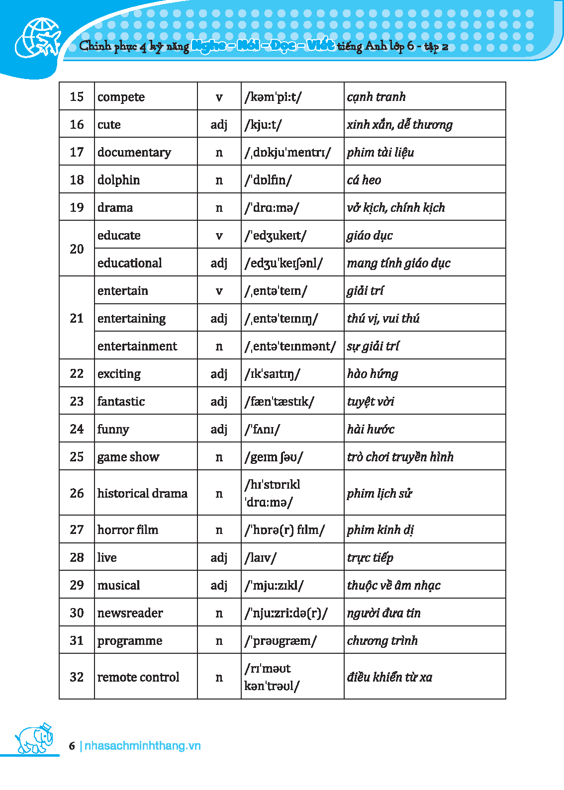 global success - chinh phục 4 kỹ năng tiếng anh nghe - nói - đọc - viết lớp 6 - tập 2 (tái bản 2024) - Ảnh 4