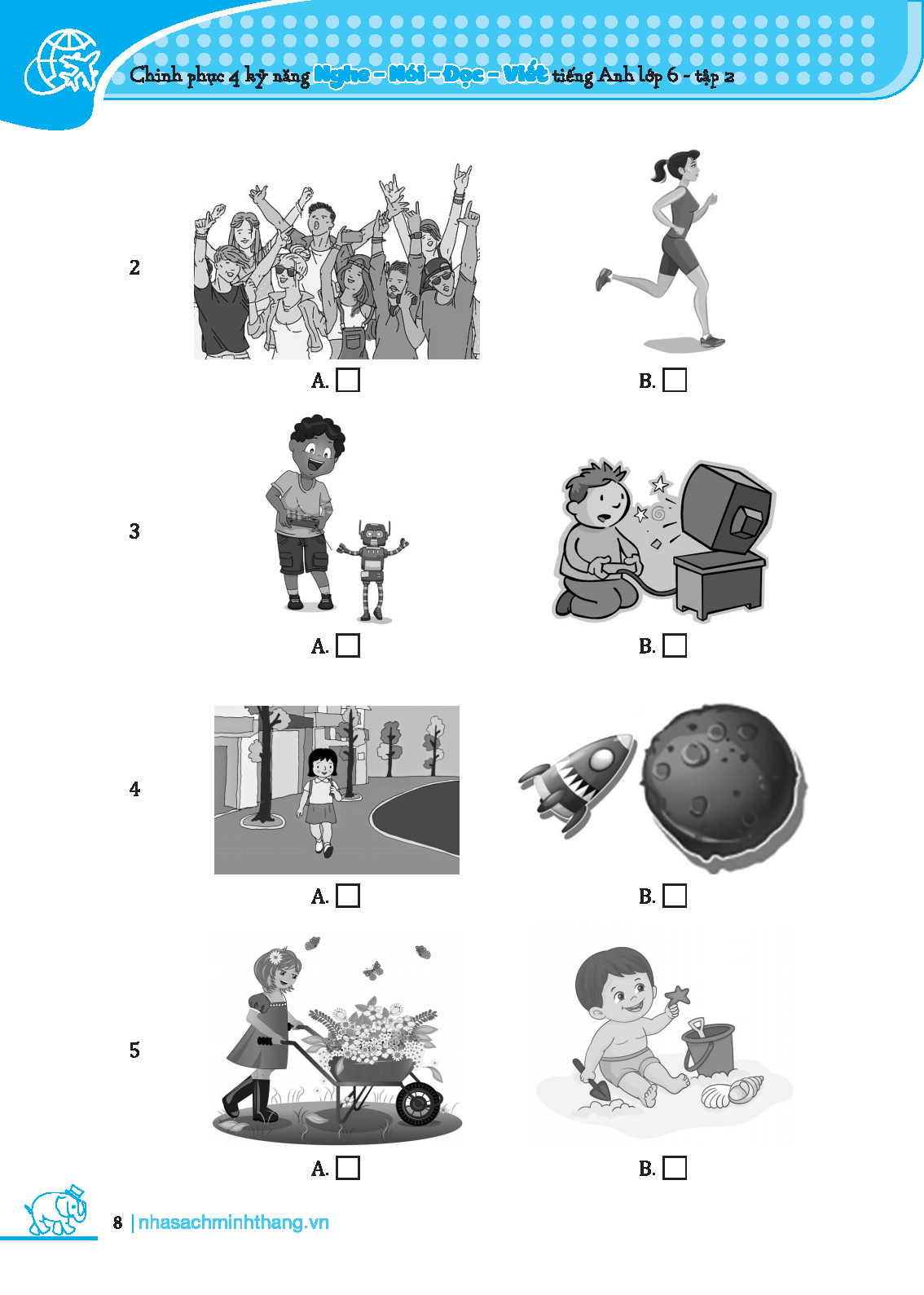 global success - chinh phục 4 kỹ năng tiếng anh nghe - nói - đọc - viết lớp 6 - tập 2 (tái bản 2024) - Ảnh 6