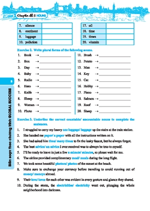 global success - chinh phục ngữ pháp và bài tập tiếng anh lớp 6 - tập 2 (có đáp án) (tái bản) - Ảnh 6