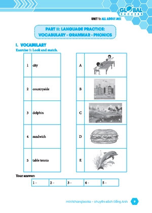 global success - em học giỏi tiếng anh 5 - tập 1 (có đáp án) - Ảnh 7