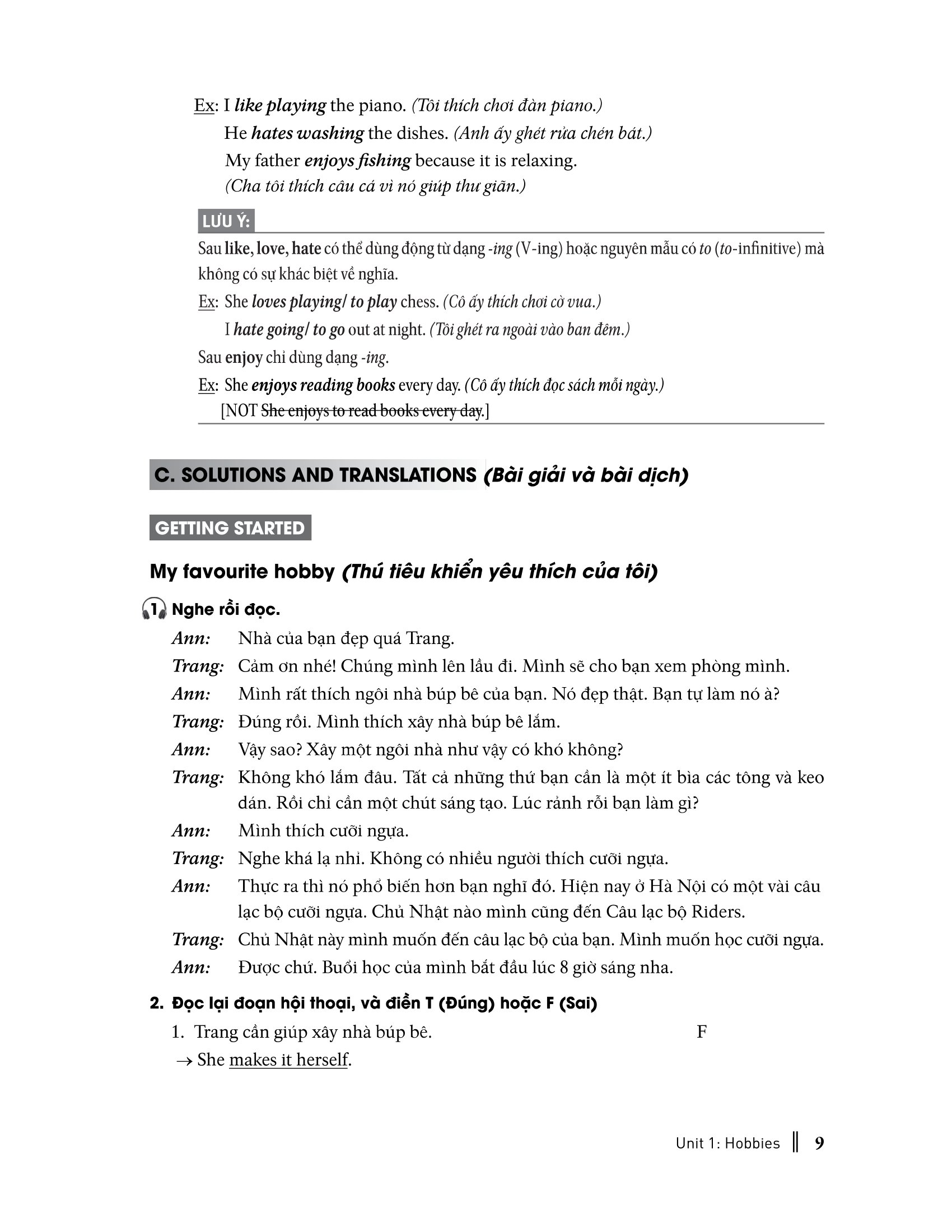 global success - hướng dẫn học tốt tiếng anh 7 (dùng kèm sgk tiếng anh 7) - Ảnh 12