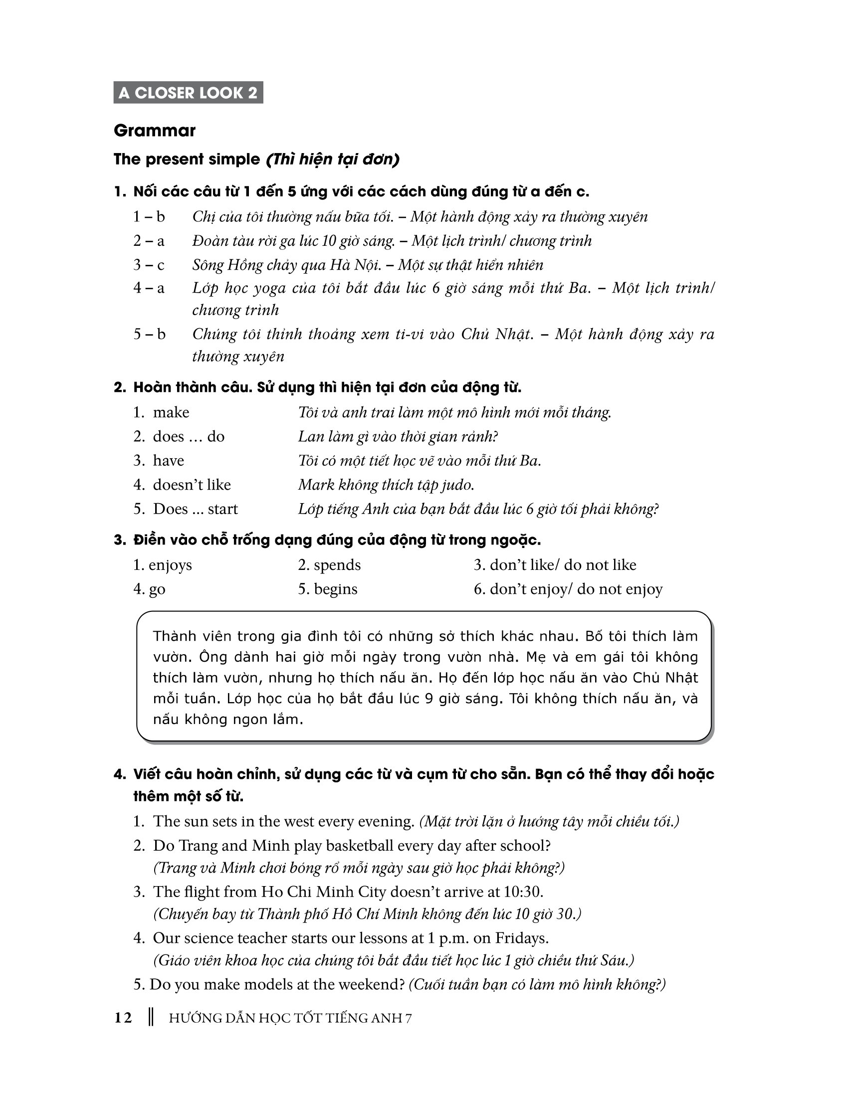global success - hướng dẫn học tốt tiếng anh 7 (dùng kèm sgk tiếng anh 7) - Ảnh 15