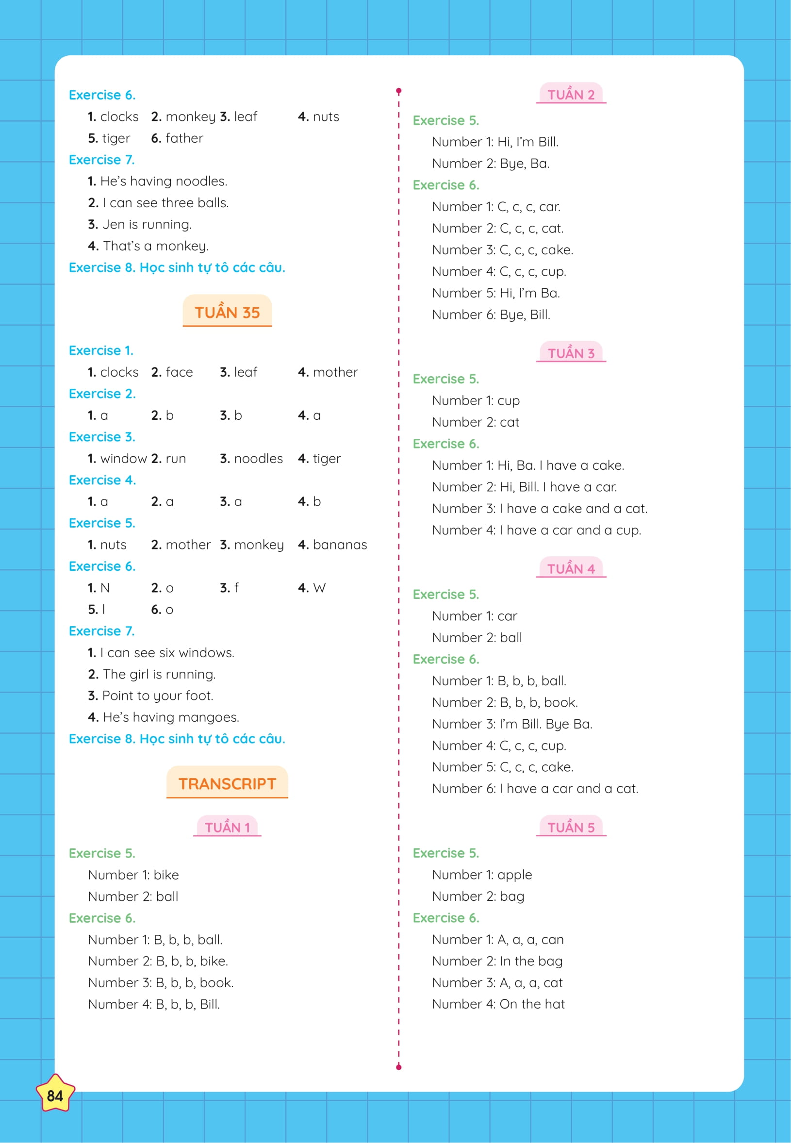 global success - phiếu bài tập cuối tuần tiếng anh 1 (35 tuần học) - Ảnh 10