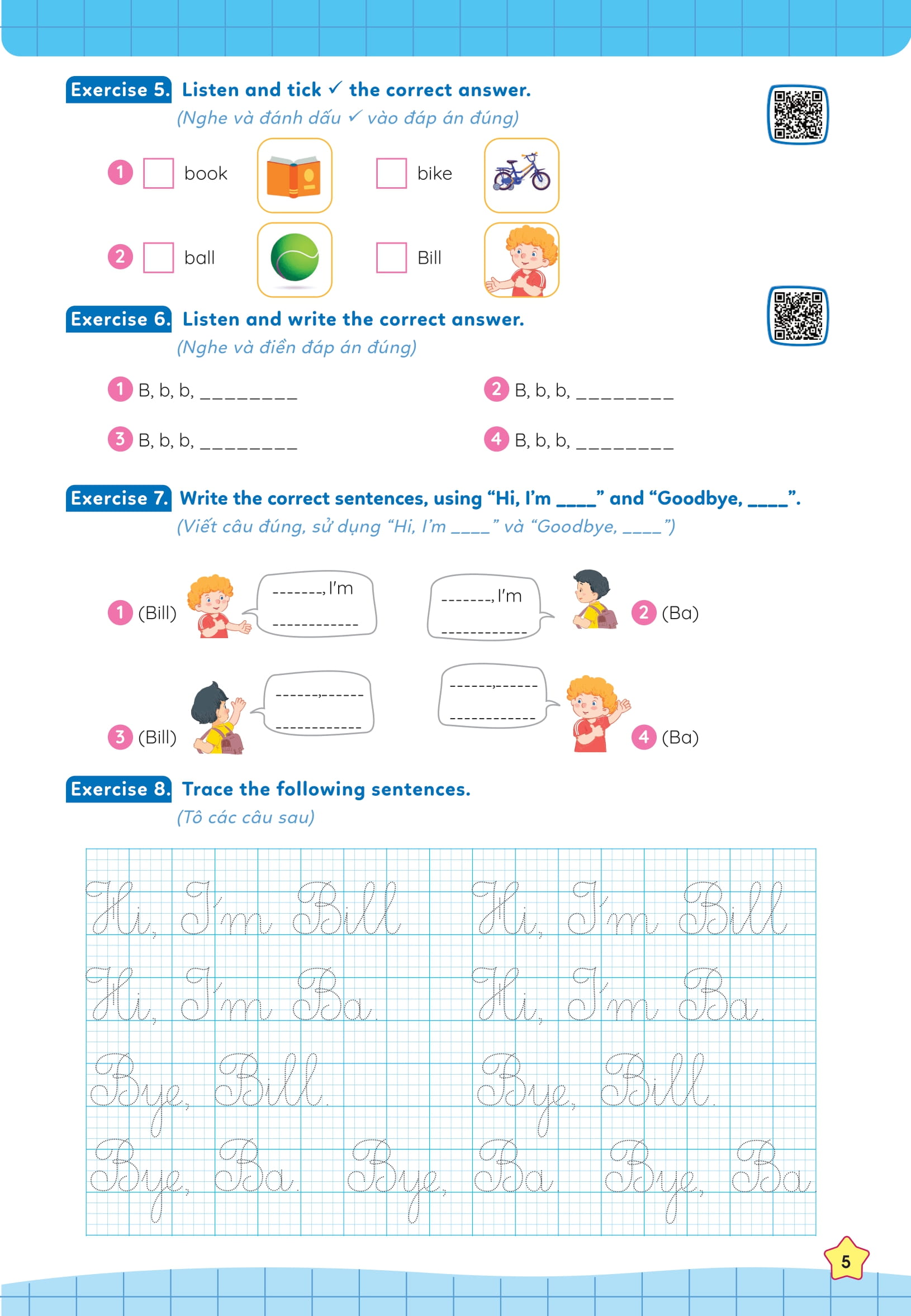 global success - phiếu bài tập cuối tuần tiếng anh 1 (35 tuần học) - Ảnh 6