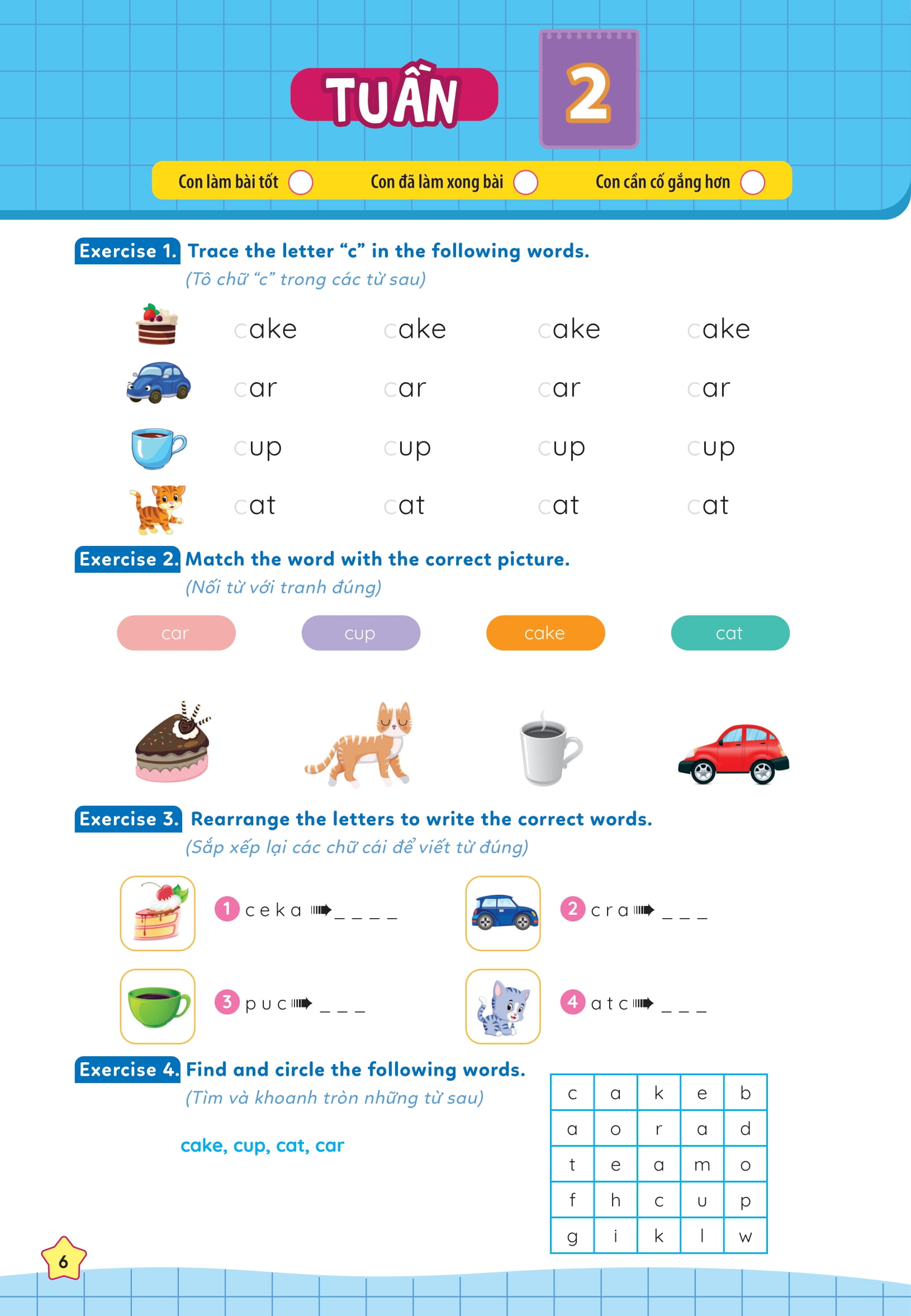 global success - phiếu bài tập cuối tuần tiếng anh 1 (35 tuần học) - Ảnh 7