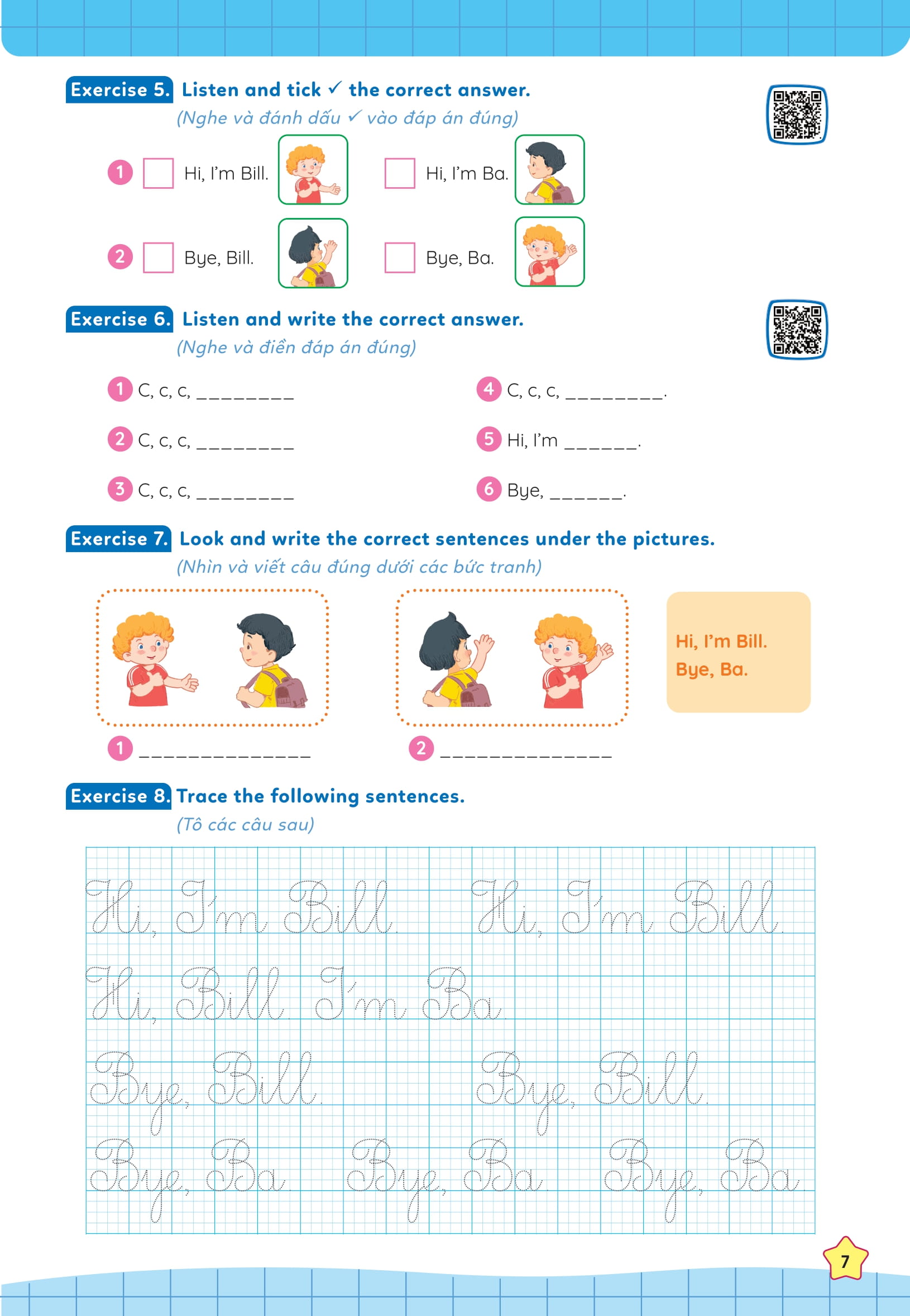 global success - phiếu bài tập cuối tuần tiếng anh 1 (35 tuần học) - Ảnh 8