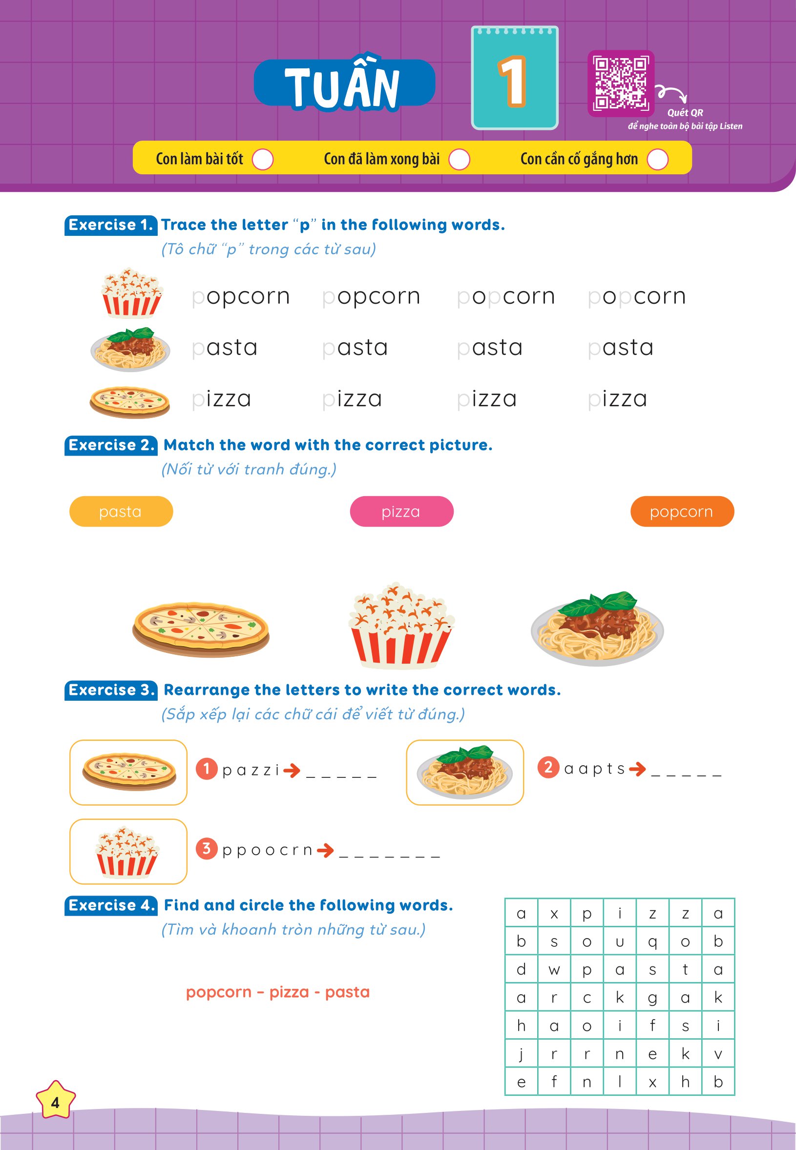 global success - phiếu bài tập cuối tuần tiếng anh 2 - Ảnh 6