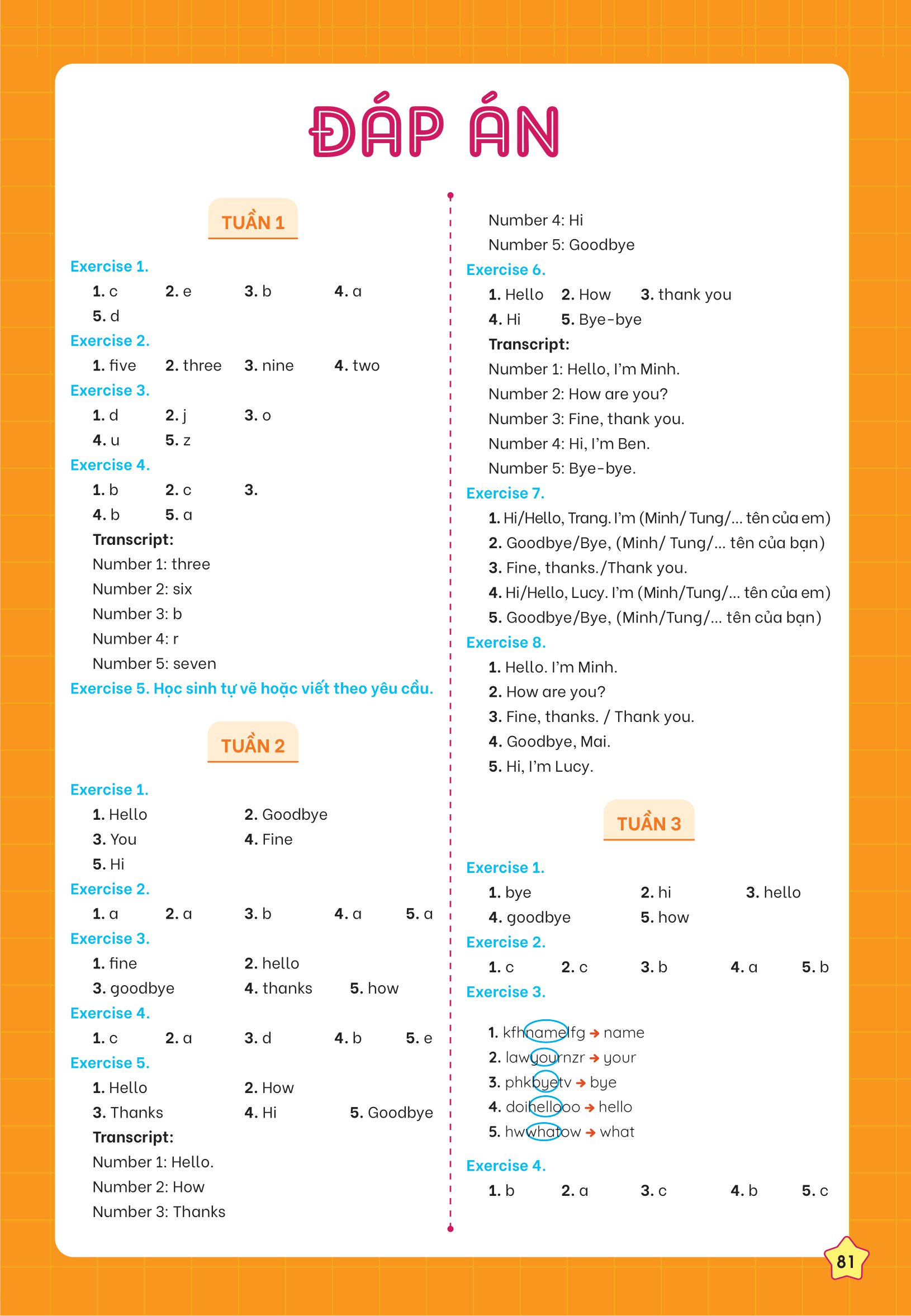global success - phiếu bài tập cuối tuần tiếng anh 3 - Ảnh 10