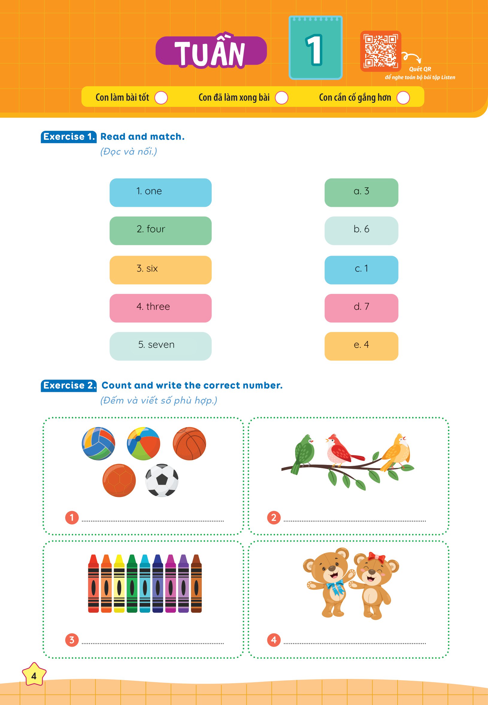 global success - phiếu bài tập cuối tuần tiếng anh 3 - Ảnh 6