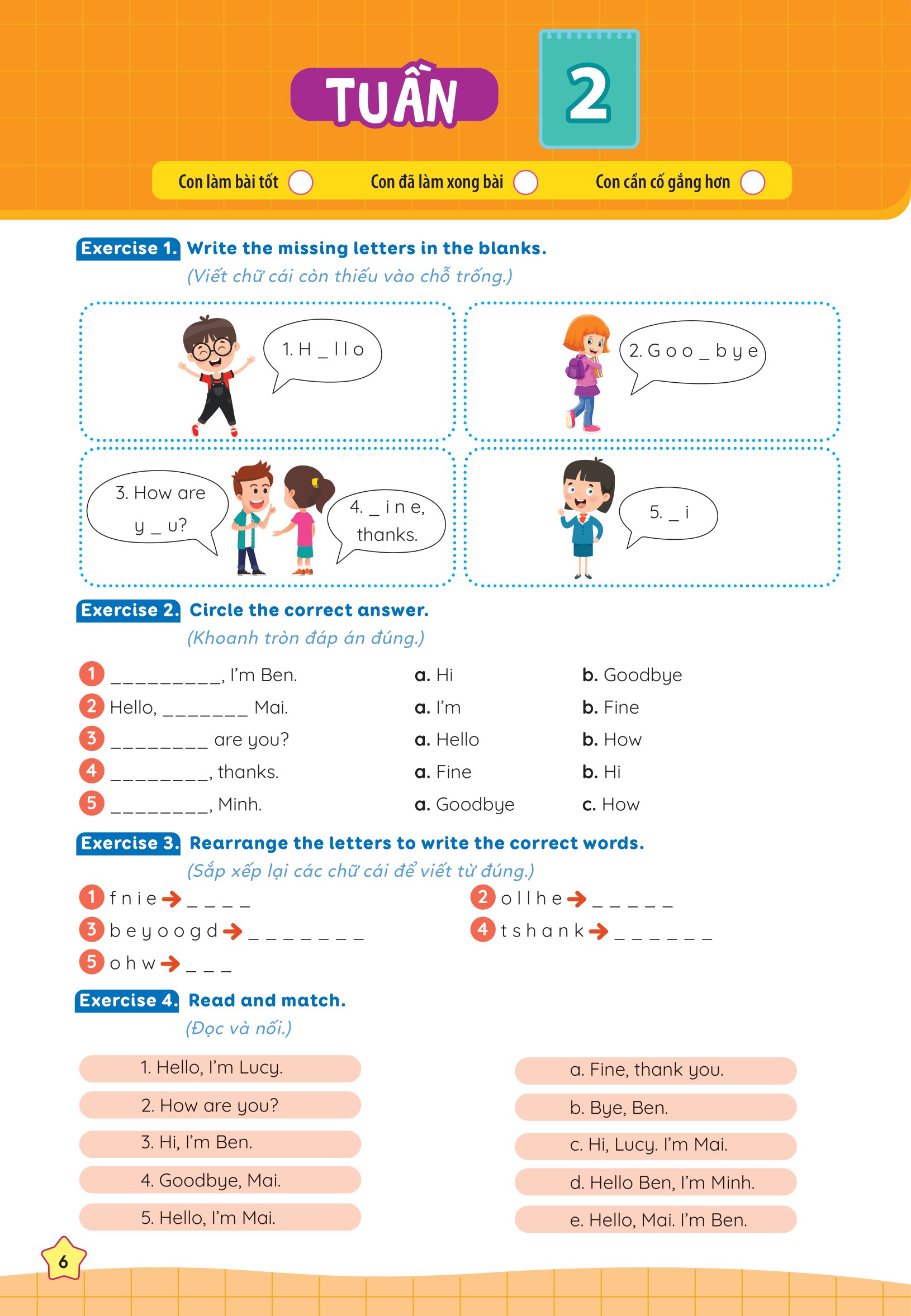 global success - phiếu bài tập cuối tuần tiếng anh 3 - Ảnh 8