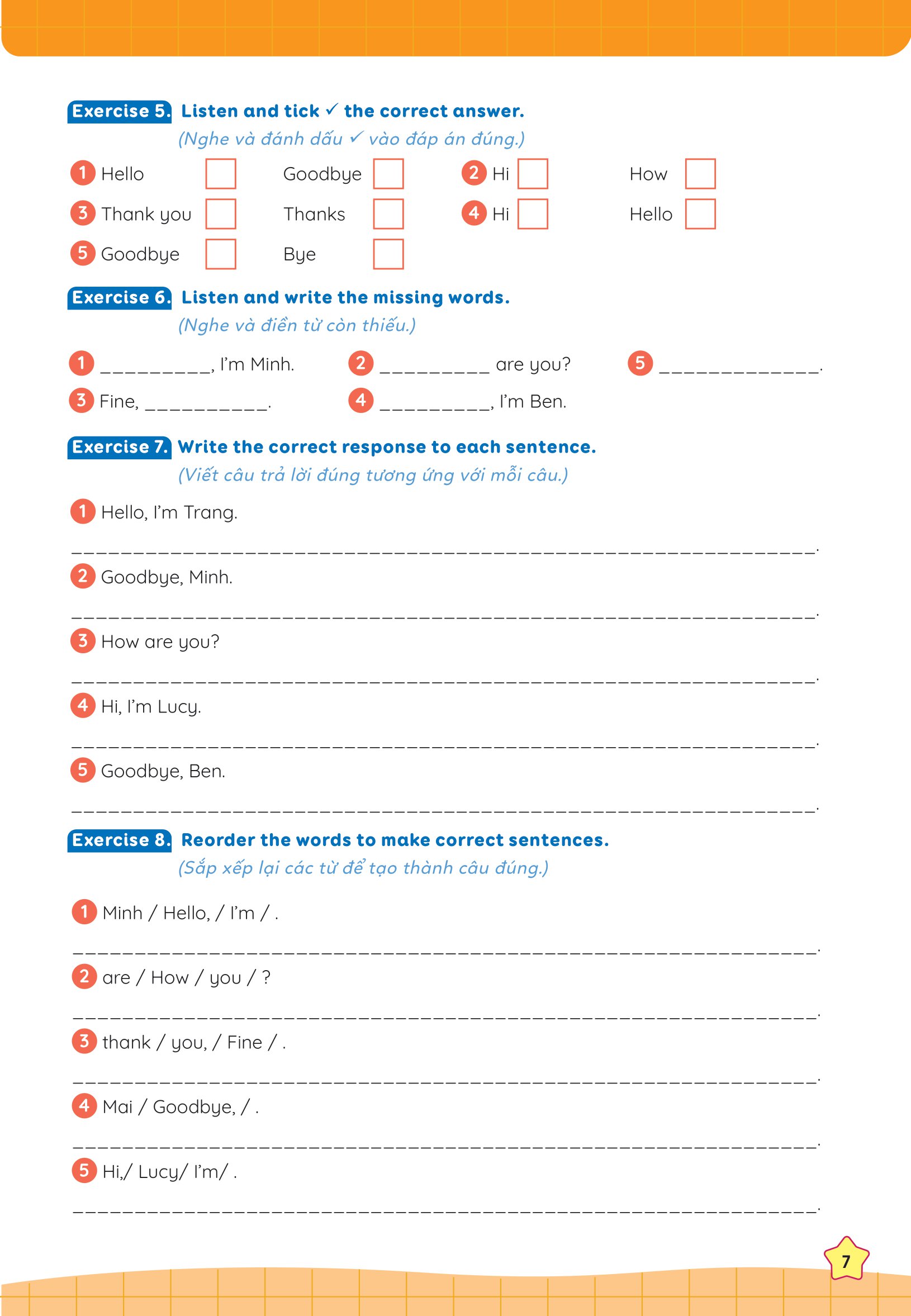 global success - phiếu bài tập cuối tuần tiếng anh 3 - Ảnh 9