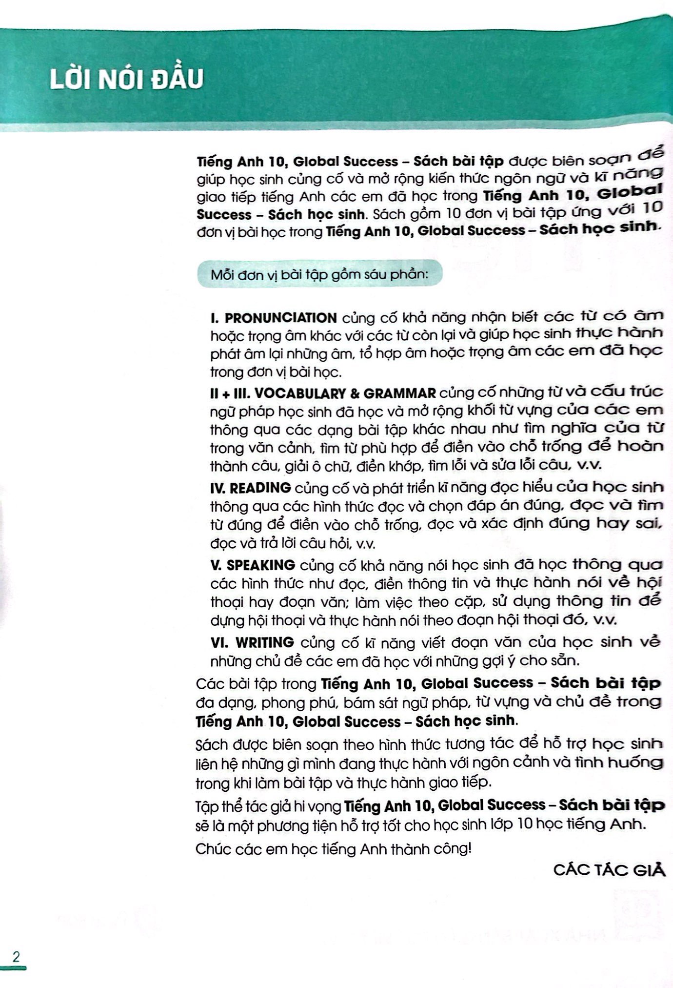 global success - tiếng anh 10 - sách bài tập (2023) - Ảnh 4