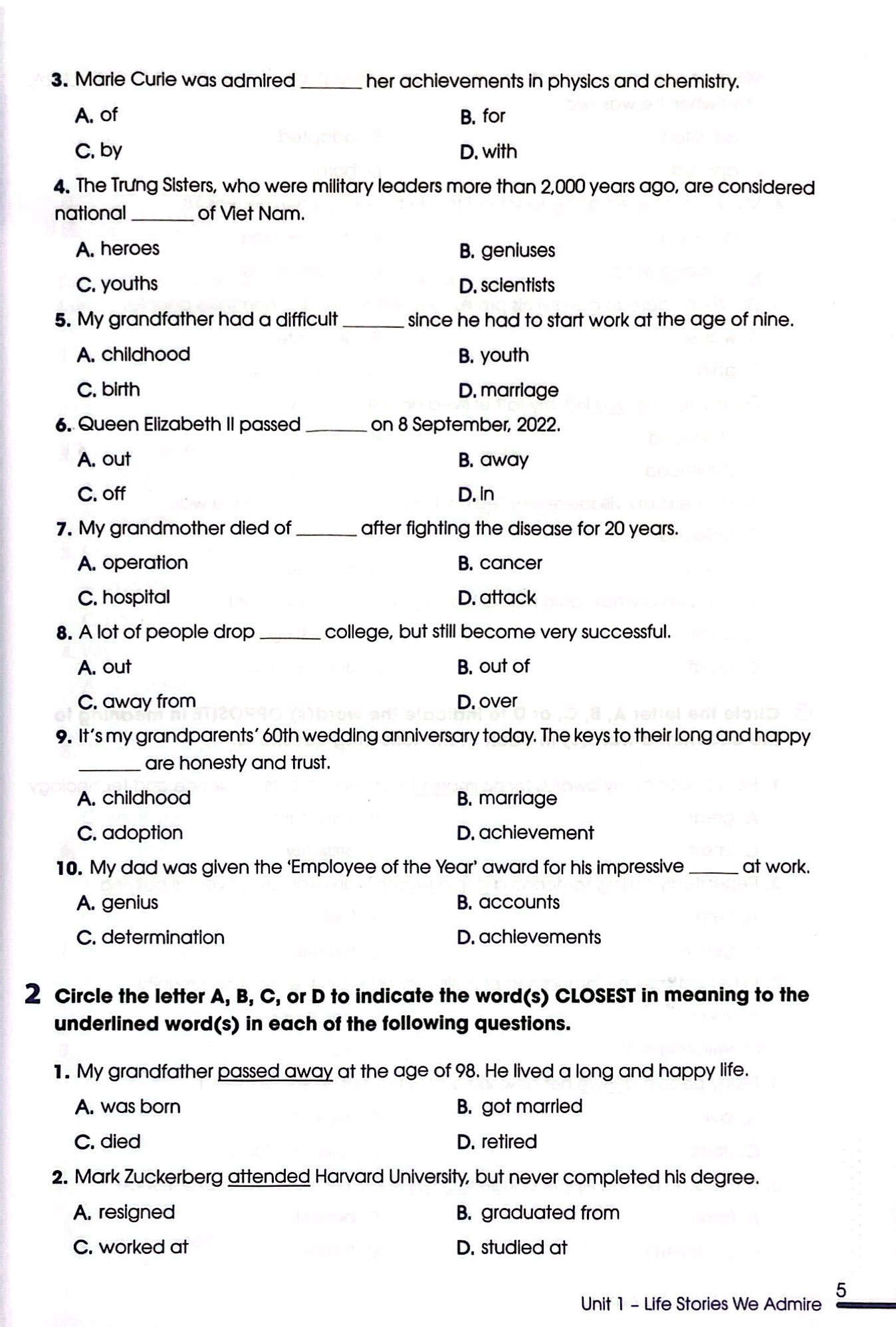 global success - tiếng anh 12 - sách bài tập (2024) - Ảnh 6