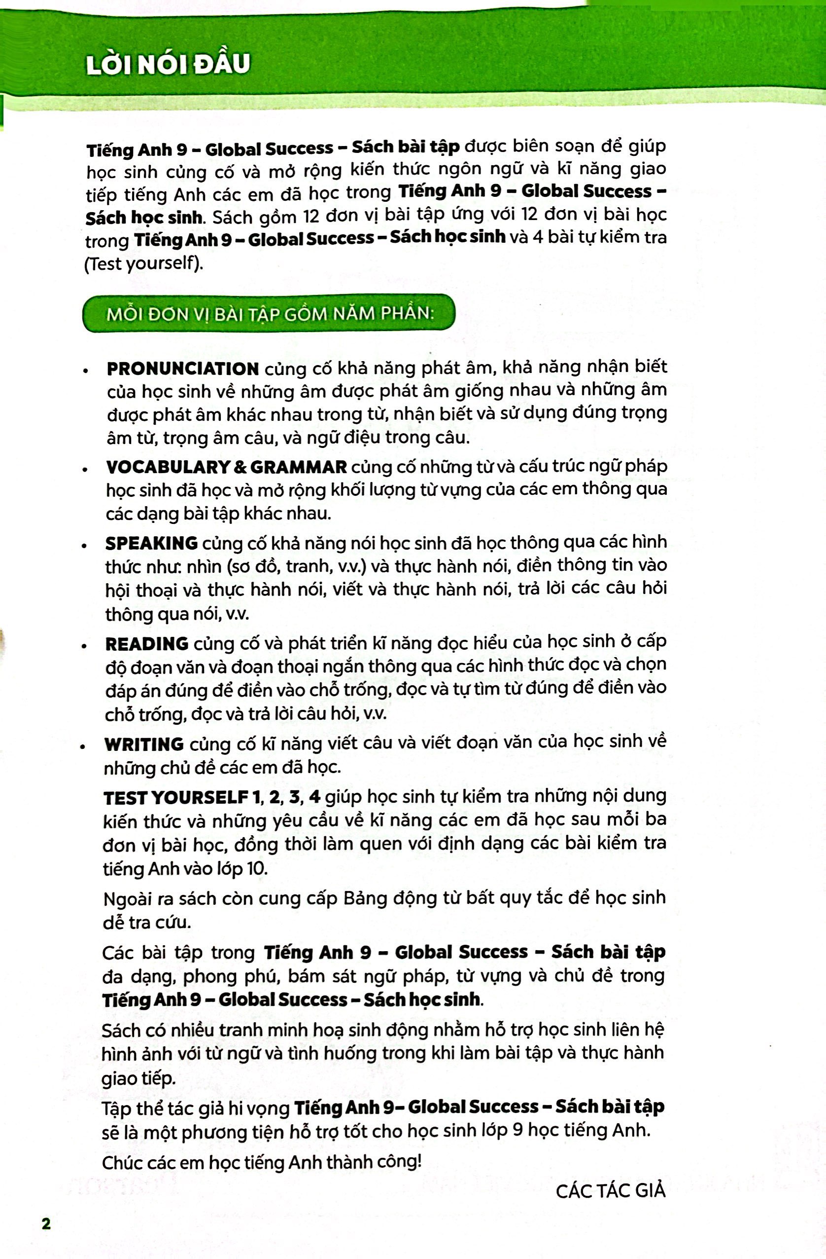 global success - tiếng anh 9 - sách bài tập (2024) - Ảnh 3