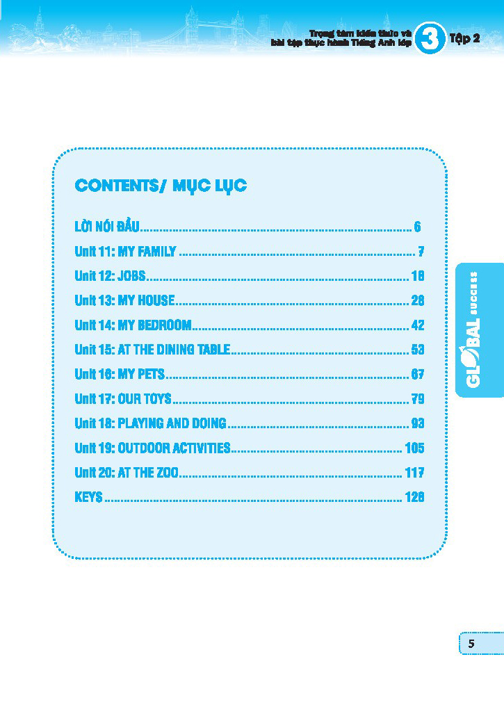 global success - trọng tâm kiếm thức và bài tập thực hành tiếng anh lớp 3 - tập 2 - có đáp án - Ảnh 3