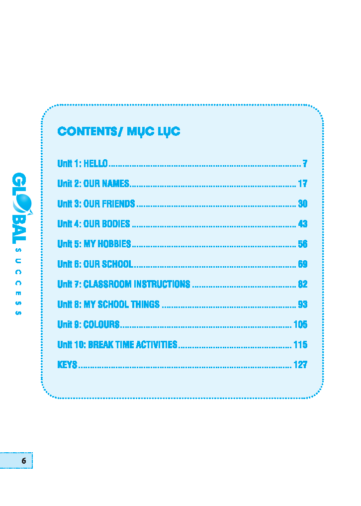 global success - trọng tâm kiến thức và bài tập thực hành tiếng anh lớp 3 - tập 1 - có đáp án - Ảnh 3