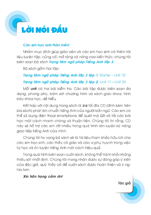 global success - trọng tâm ngữ pháp tiếng anh lớp 3 - tập 1 (có đáp án) - Ảnh 3