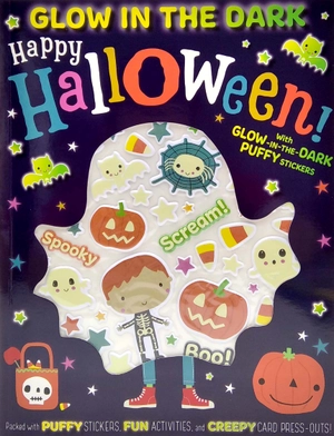 glow in the dark puffy stickers happy halloween! - Ảnh 2