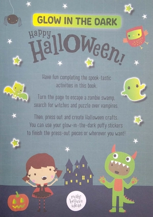 glow in the dark puffy stickers happy halloween! - Ảnh 3