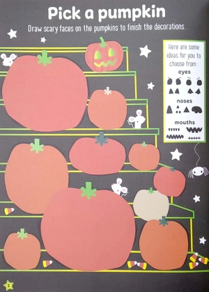 glow in the dark puffy stickers happy halloween! - Ảnh 4