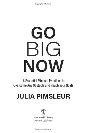 go big now: 8 essential mindset practices to overcome any obstacle and reach your goals - Ảnh 5