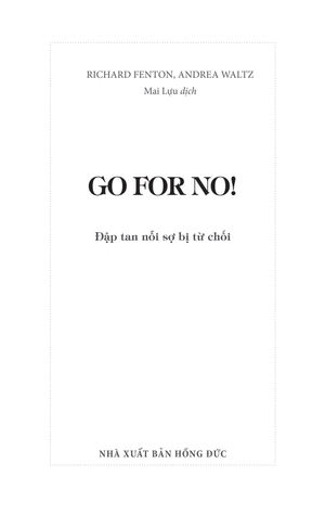 go for no! đập tan nỗi sợ bị từ chối - Ảnh 4