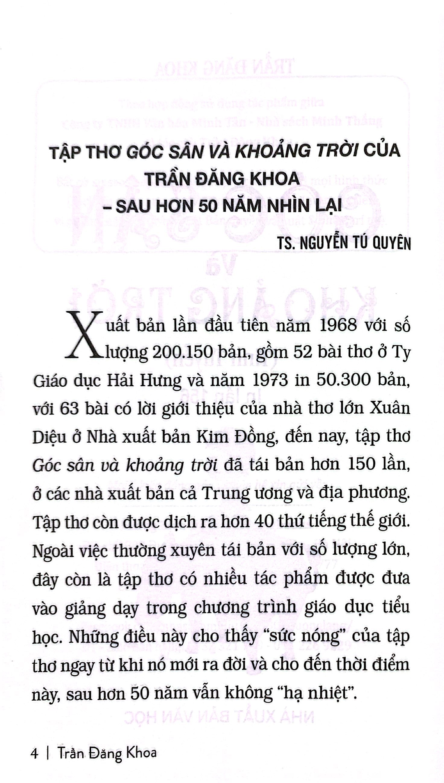 góc sân và khoảng trời (tái bản 2024) - Ảnh 4