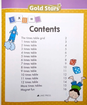 gold stars magnetic board and magnets: times table - Ảnh 3