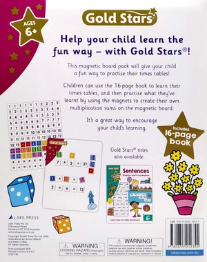 gold stars magnetic board and magnets: times table - Ảnh 6