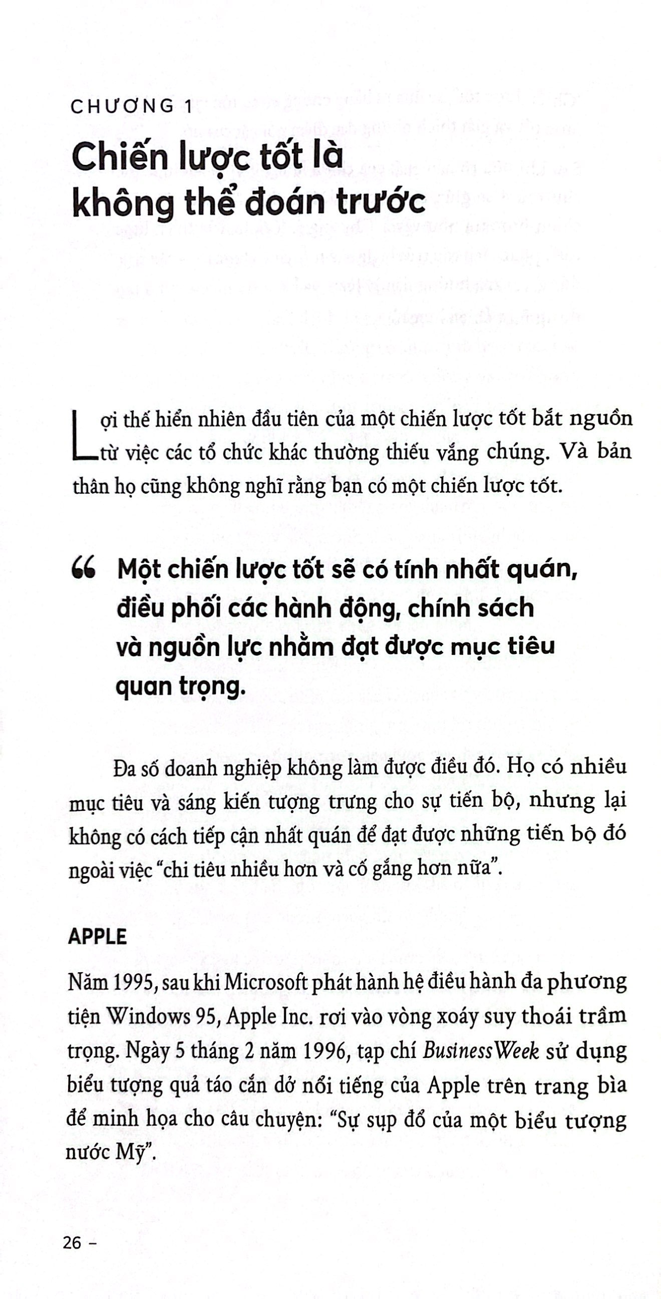 good strategy bad strategy - chiến lược tốt và chiến lược tồi - giã từ những ý niệm viển vông và định nghĩa lại về chiến lược - Ảnh 8