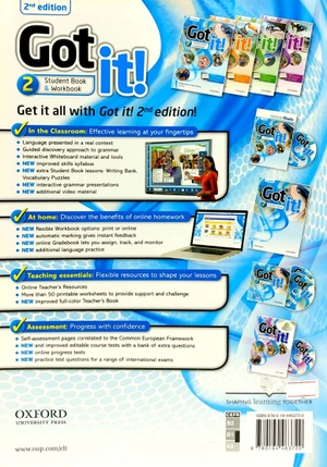 got it!: level 2: student's pack with online workbook pack 2nd edition - Ảnh 6
