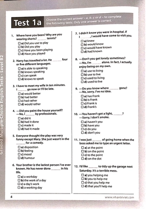 graded multiple - choice english test level b2 (không cd) - Ảnh 3