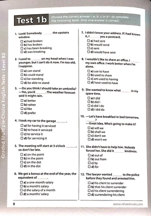 graded multiple - choice english test level b2 (không cd) - Ảnh 7