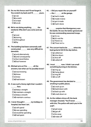 graded multiple - choice english test level c1 (không cd) - Ảnh 11